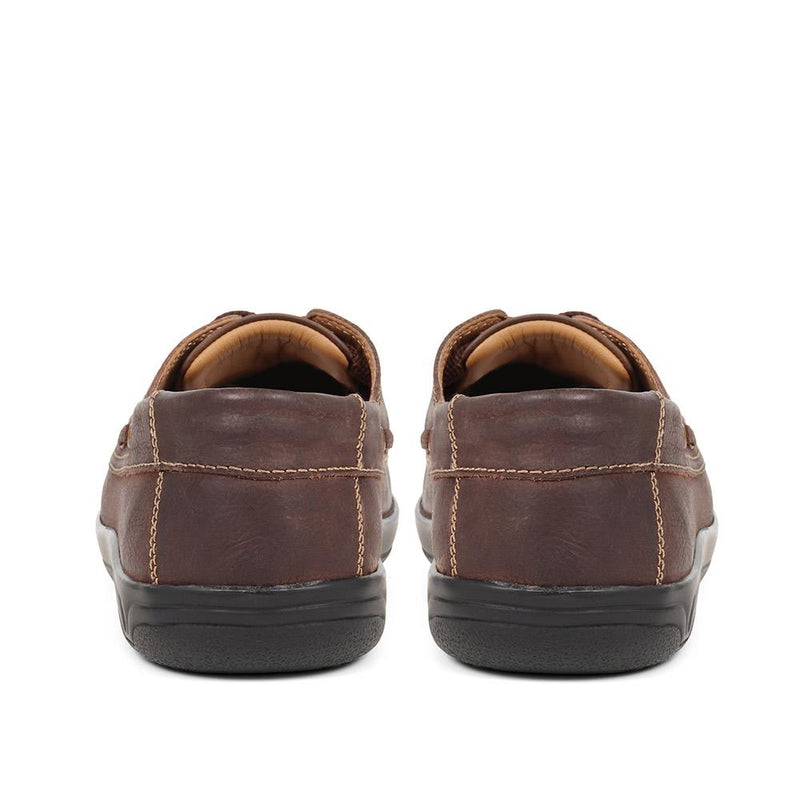 Maximus Extra Wide Leather Boat Shoes - MAXIMUS / 323 739