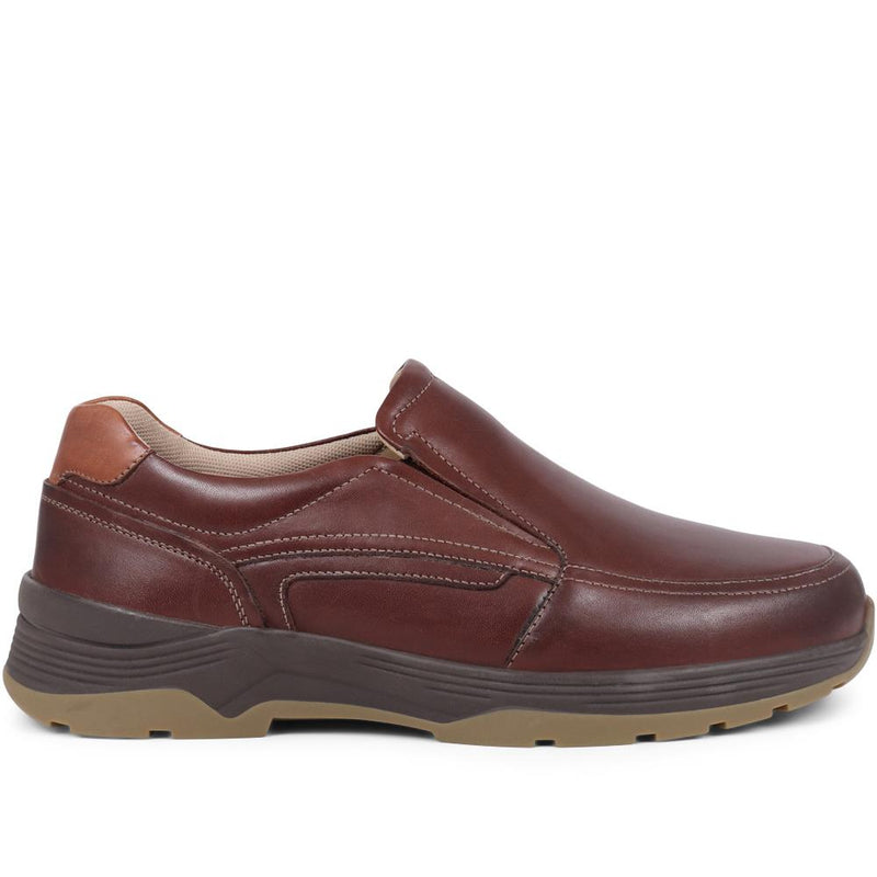 Dennis Leather Slip On Shoes  - DENNIS / 325 167