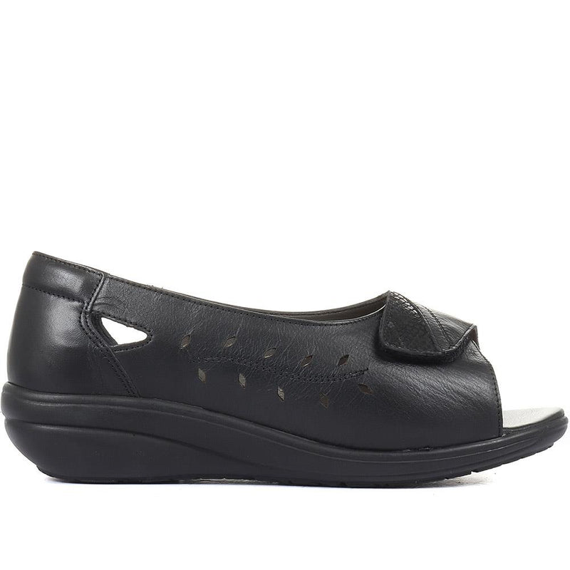 Kristen Extra Wide Fit Leather Shoes - KRISTEN / 320 437